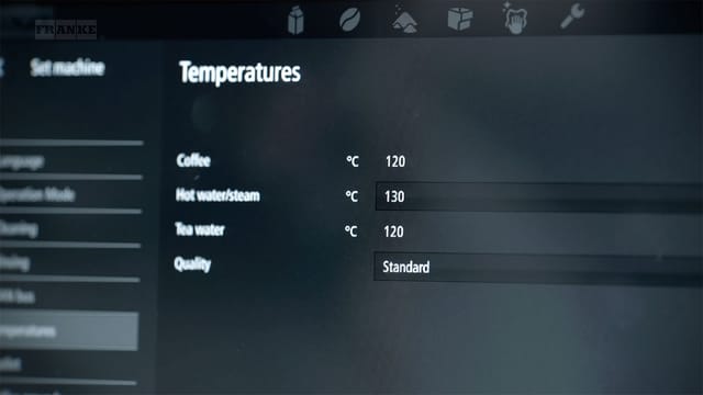 PrecisionTemp temperature selection