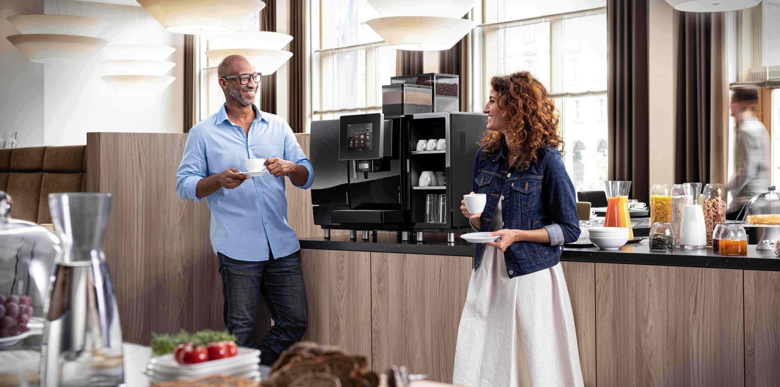 Franke A600 coffee machine in use