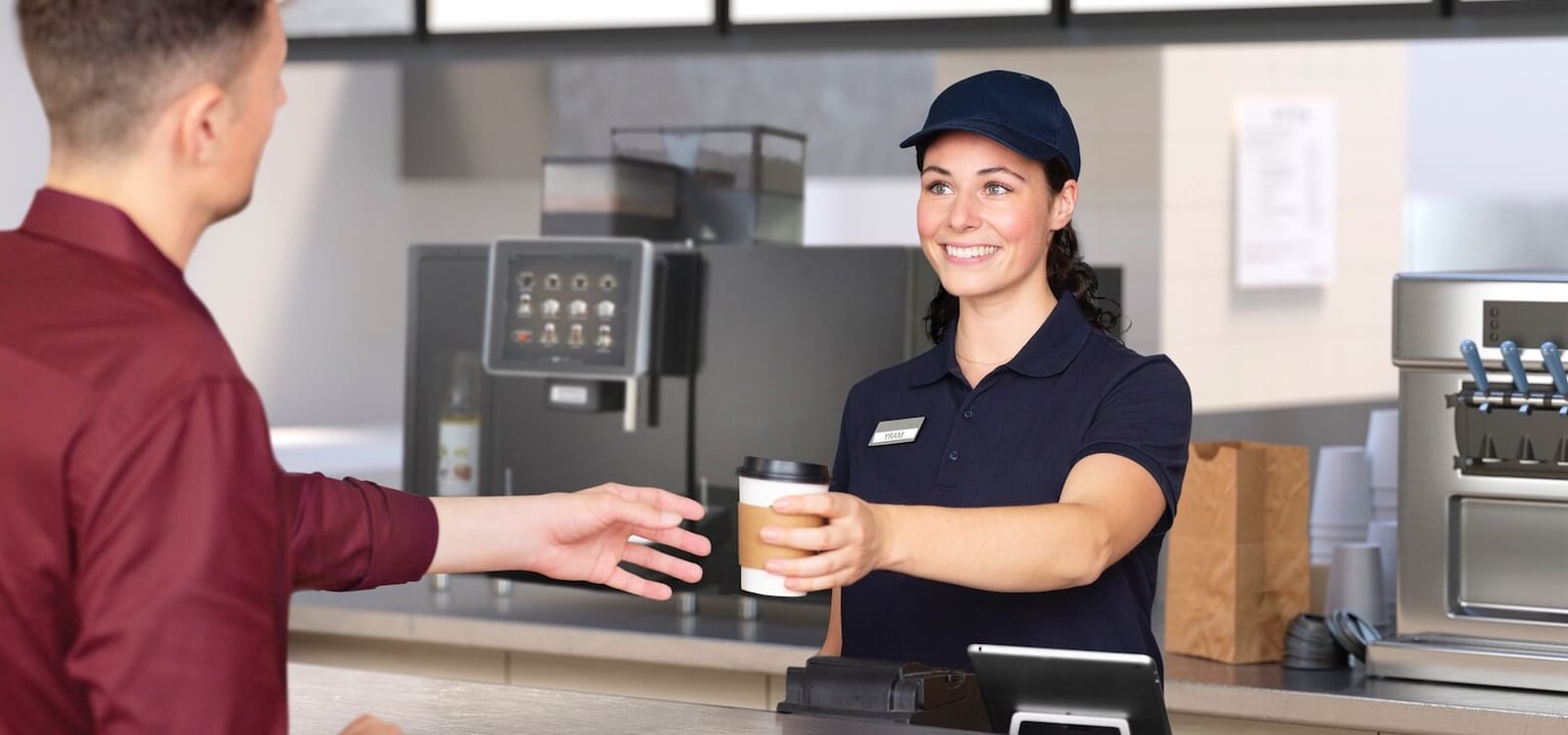 Franke coffee machine in a quick-service venue