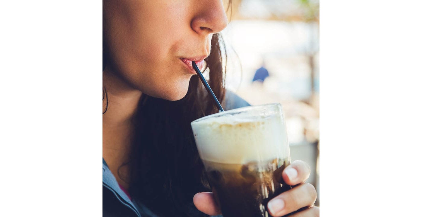 Cold coffee made with the Iced Coffee Module