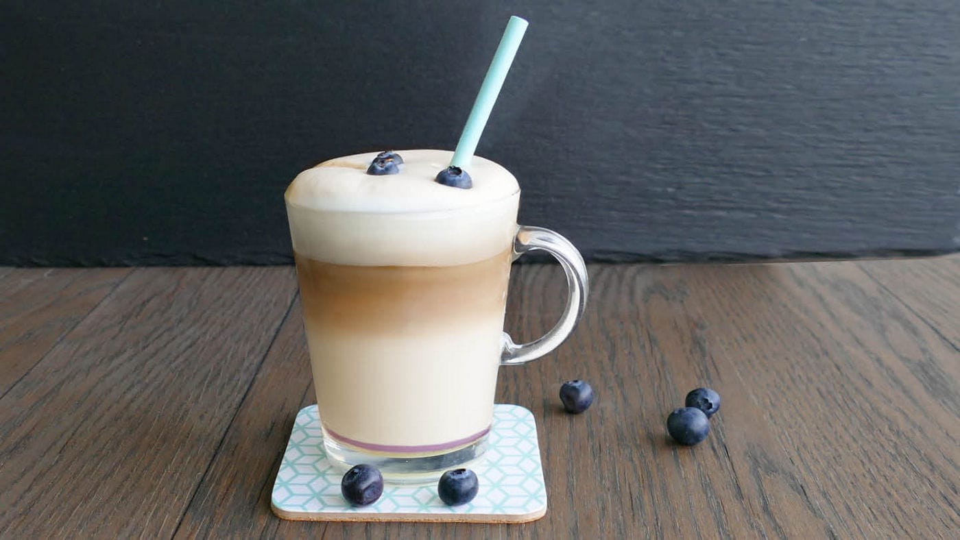 Milk foam for a latte in a Franke coffee machine